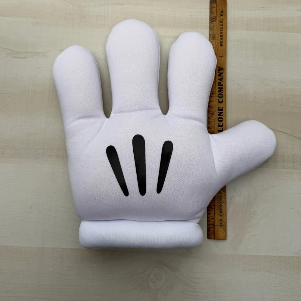 Disney Parks Mickey Mouse Plush Costume Gloves, Adult Size Character Hands